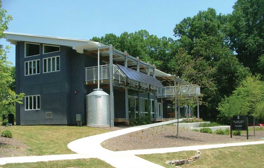 Interdisciplinary teams of students worked to build the Smart Home. Its labs will support research by 40 to 50 students each semester.